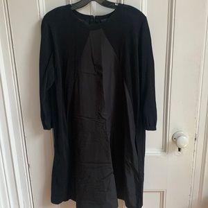 NWOT COS dress with knit and poly fabric.